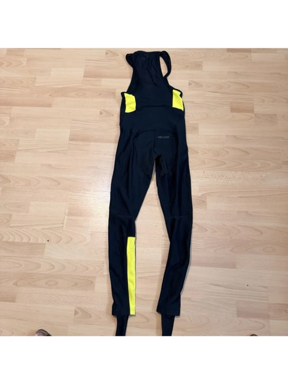 Rapha Cycling Suit Tights L Black Neon Stretch Unisex Compression Biking
